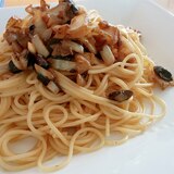 黒にんにくとアンチョビのパスタ